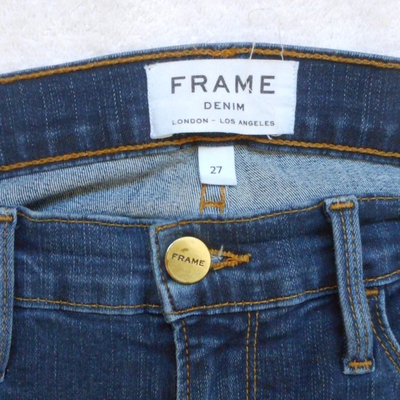 FRAME Jeans Size 27 Mid Rise Skinny Denim - Picture 13 of 13